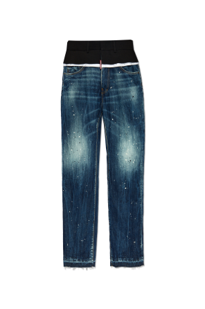 Dark Clean Wash Cool Girl Jeans
